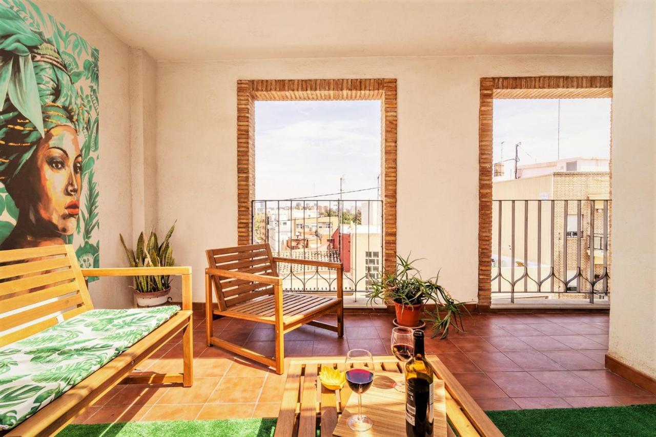 ולנסיה Penthouse Duplex In A 4 Floors Spanish House -8 Min To Center By Metro מראה חיצוני תמונה